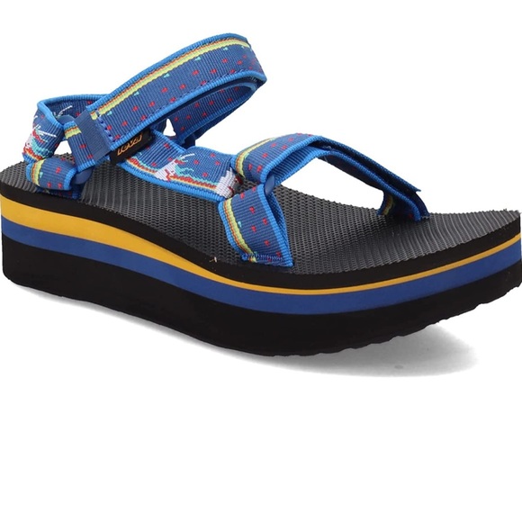 Teva Women's Flatform Universal Sandals - Unicorn Dark Blue - Picture 3 of 6